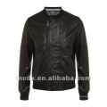 Moda popular negro pu chaquetas para los hombres